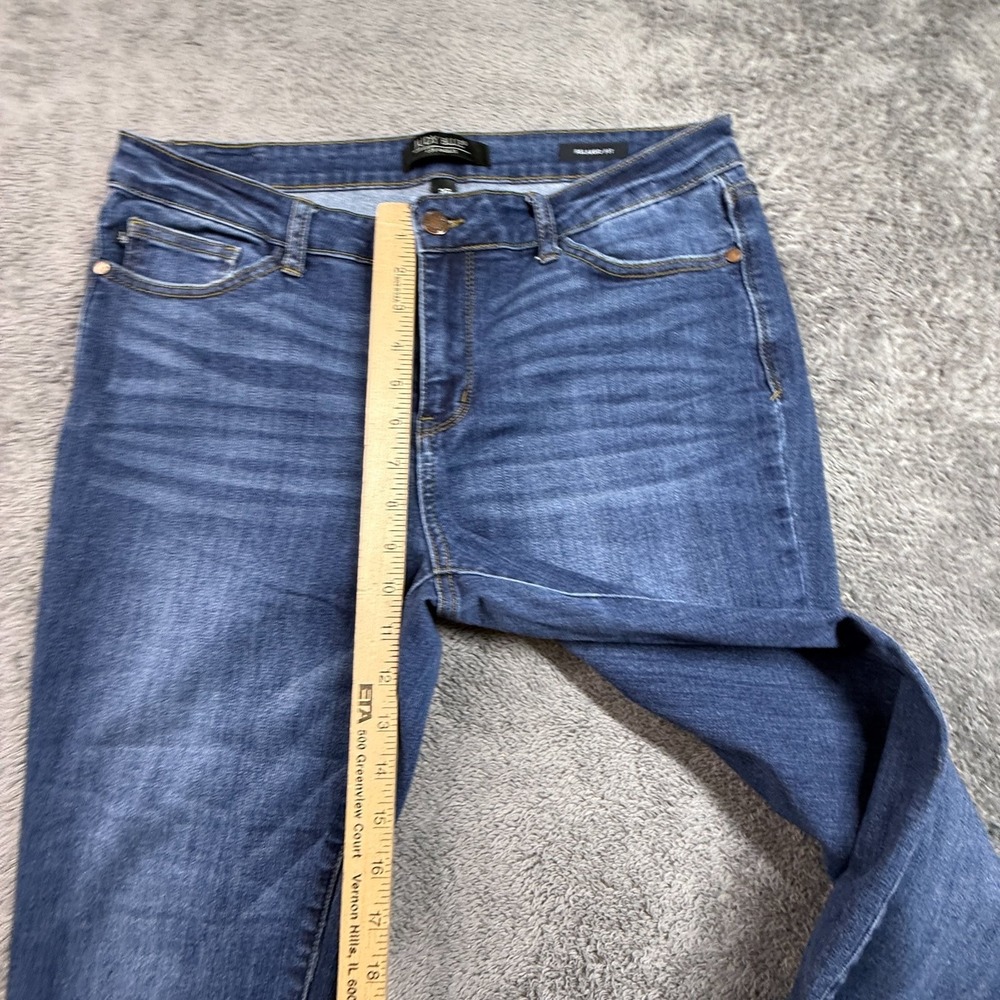 Judy Blue Womens 32 Relaxed Fit Cropped Jeans Blue Stretch Denim Casual - Picture 6 of 10